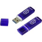 USB 3.0 флэш-диск  8GB Smart Buy  Glossy series Dark  синий